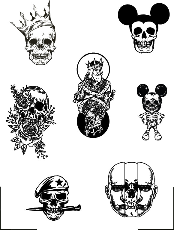 Bone Heads tattoo Bundle