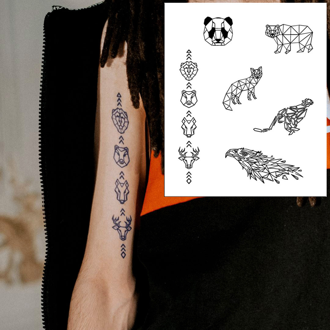 Geo Zoo Tattoo Bundle