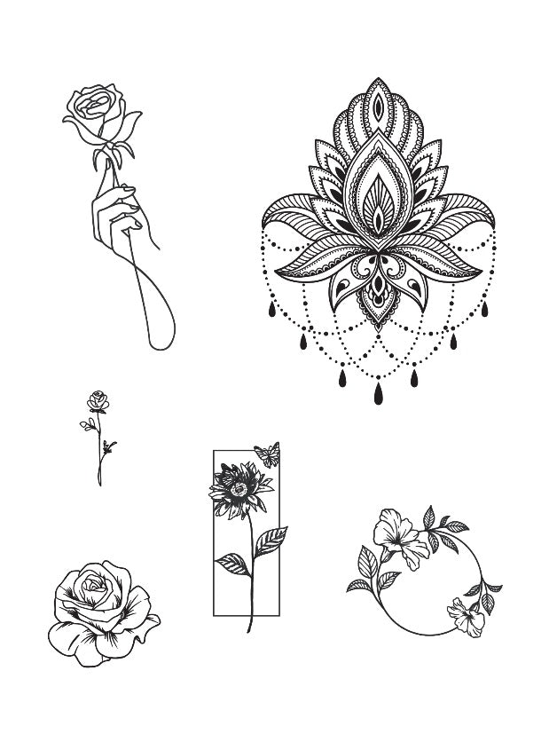 Semi-Permanent Tattoo | Temporary Tattoos | Freehand Ink | Custom