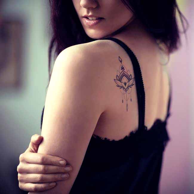 Mehndi Floral Ink Tattoo Bundle