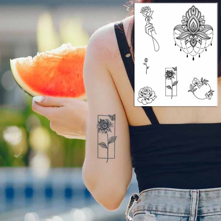 Moon Phases by Amanda Merino from Tattly Temporary Tattoos – Tattly Temporary  Tattoos & Stickers