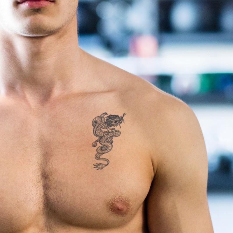 Dragons- Semi-Permanent Tattoo By Easy.ink™ - The Revolutionary Long ...