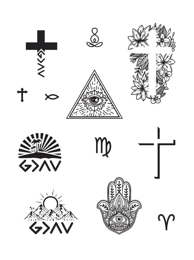 aries symbol tattoo for men