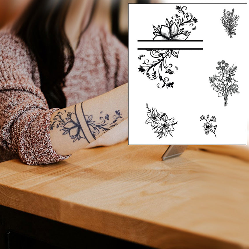 Petal Palette Semi-Permanent Tattoo By Easy.ink™ - The Revolutionary ...