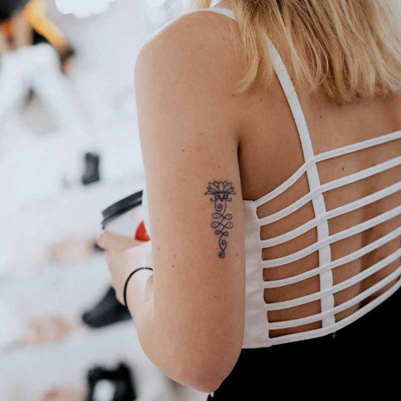 Mehndi Floral Ink Tattoo Bundle