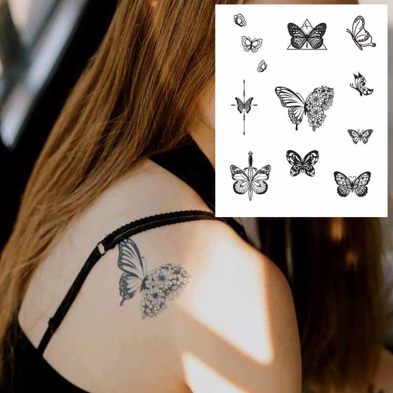 Blissful Butterflies Tattoo Bundle