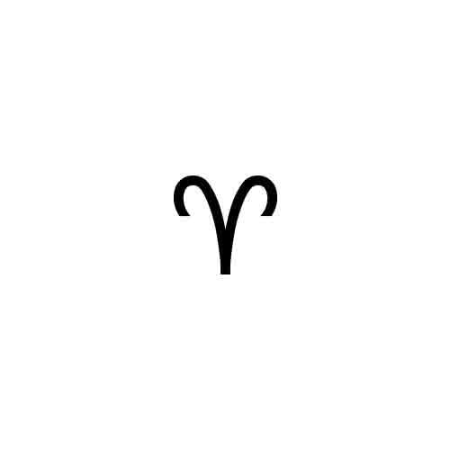 Zodiac: Aries Temporary Tattoo