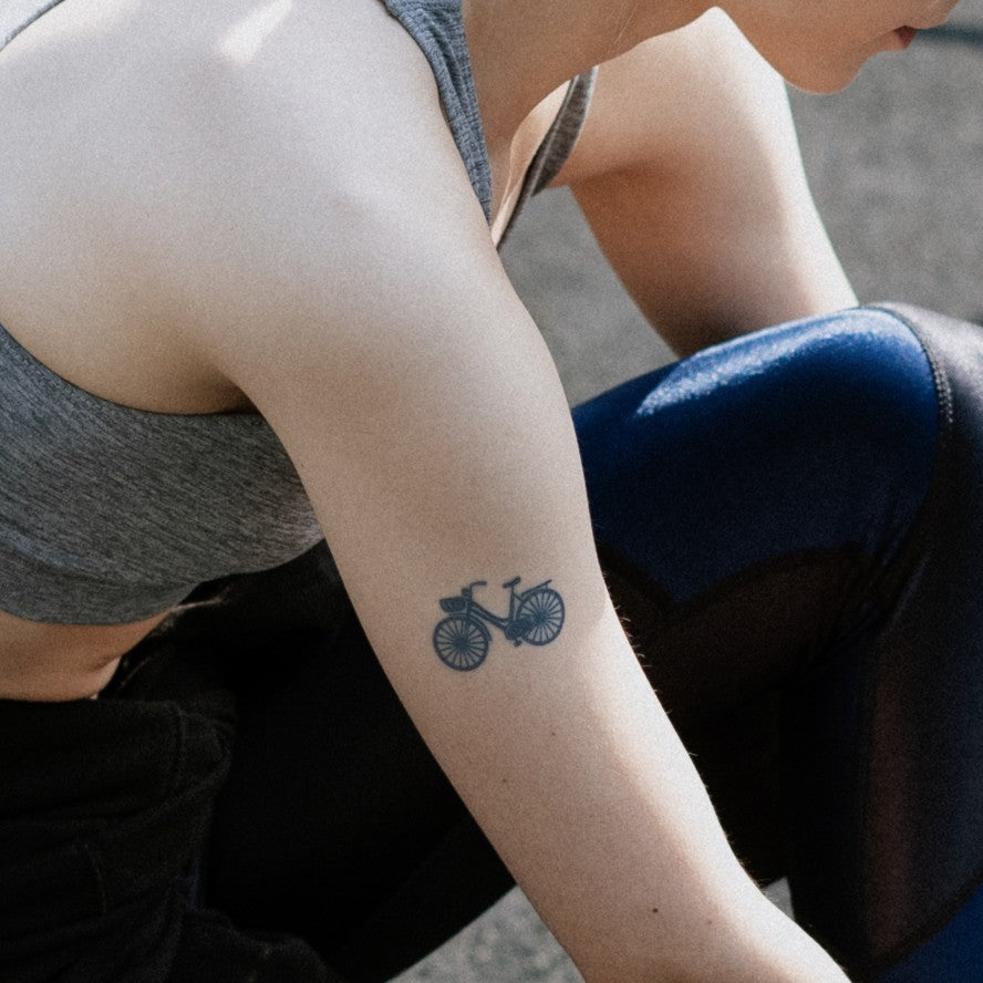 B for bicycle!! And a little eye pattern wrist piece for Jillian!! TYSM!!!  Made @jelly.losangeles . . . . . #tattooflash #tattooart… | Instagram
