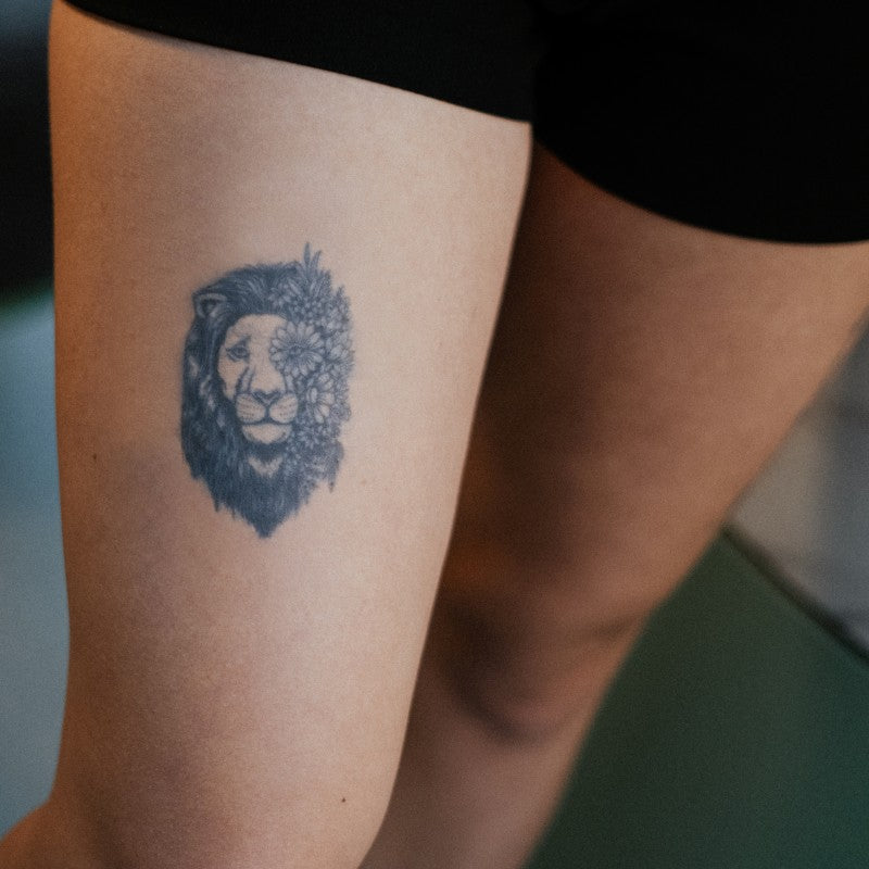 Lion Tattoo Clipart Logo - Simple Lion Tattoos Designs - Free Transparent  PNG Clipart Images Download