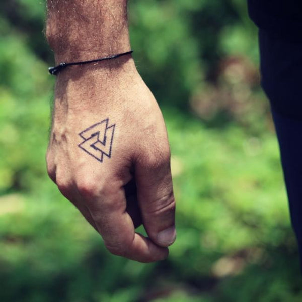 Three Triangles | Tattoos, Balance tattoo, Arm tattoos for guys