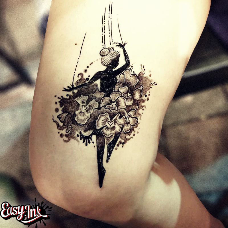 Semi-Permanent Tattoo Freehand Ink - ink only