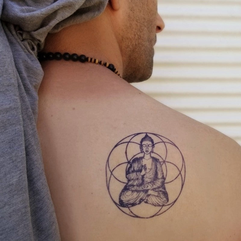 Tattoo uploaded by Anatta Vela • Buddha tattoo by Eva Krbdk #EvaKrbdk  #buddhisttattoo #buddhatattoo #buddhism #buddha • Tattoodo