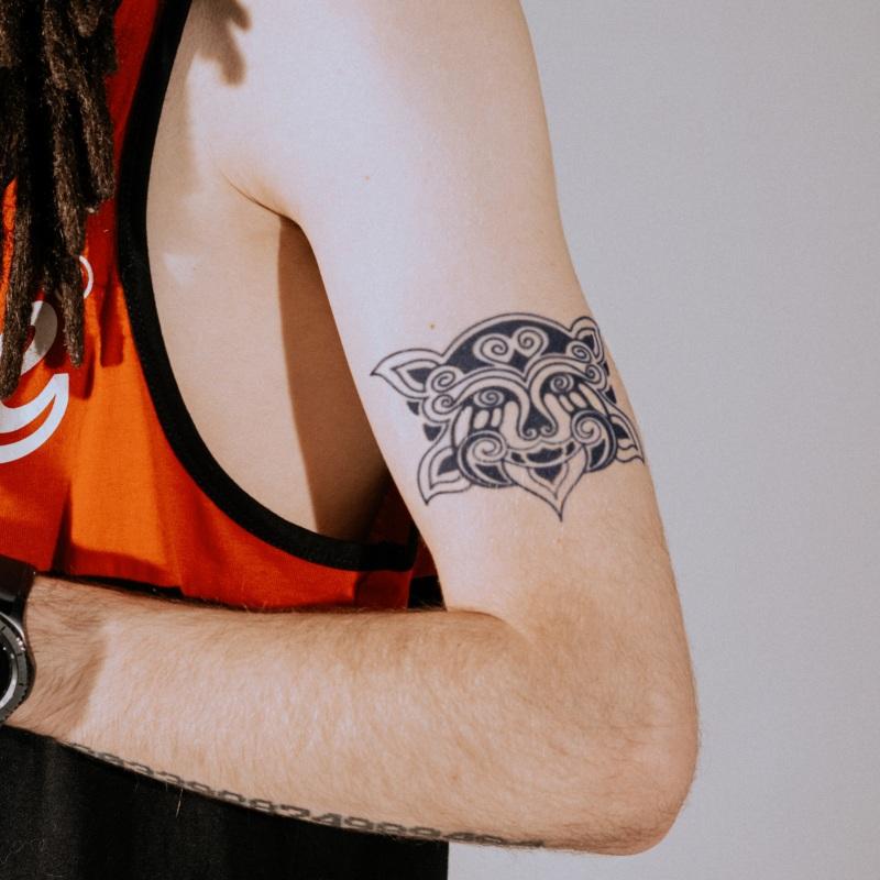 Aztec Lion Tattoos Dot Work Leopard With Aztec Jewelrybalc By